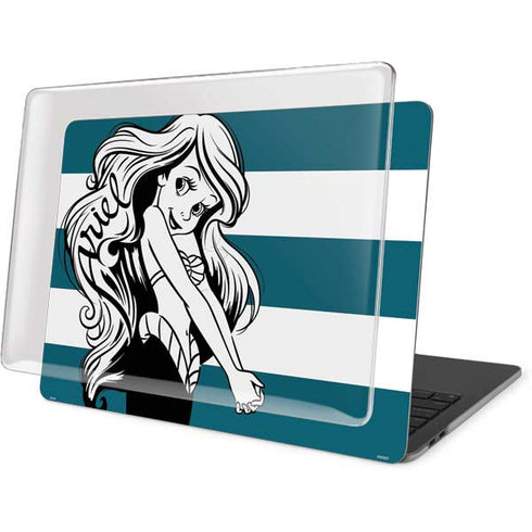 Disney The Little Mermaid Ariel Stripes MacBook Pro 15in (2016-19) Case plus Skin