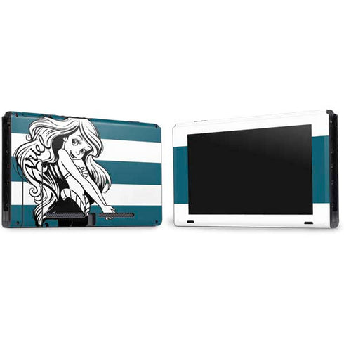Disney The Little Mermaid Ariel Stripes Nintendo Switch Bundle Skin
