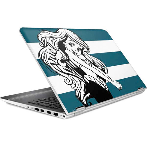 Disney The Little Mermaid Ariel Stripes HP Pavilion Skin
