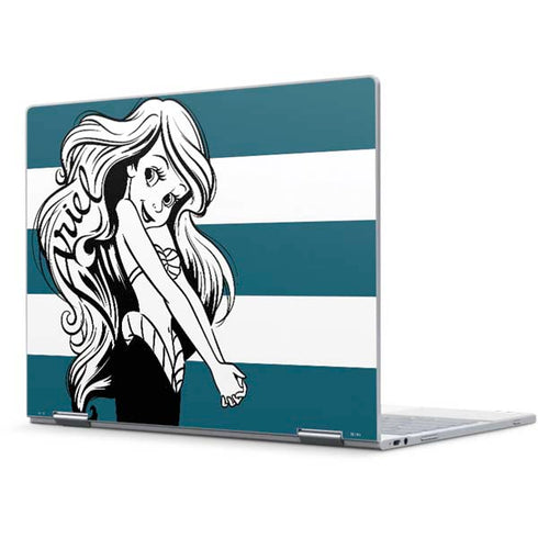 Disney The Little Mermaid Ariel Stripes Pixelbook Skin