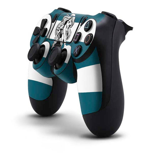 Disney The Little Mermaid Ariel Stripes PS4 Pro/Slim Controller Skin