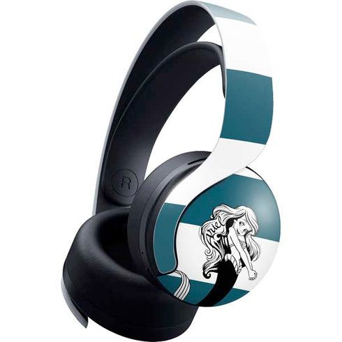 Disney The Little Mermaid Ariel Stripes PULSE 3D Wireless Headset for PS5 Skin