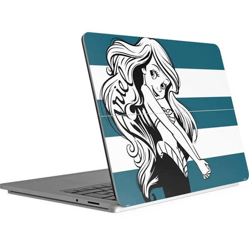 Disney The Little Mermaid Ariel Stripes Surface Laptop Studio Skin