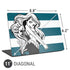 Disney The Little Mermaid Ariel Stripes Universal Laptop 11in (8.8 x 6.2in) Skin