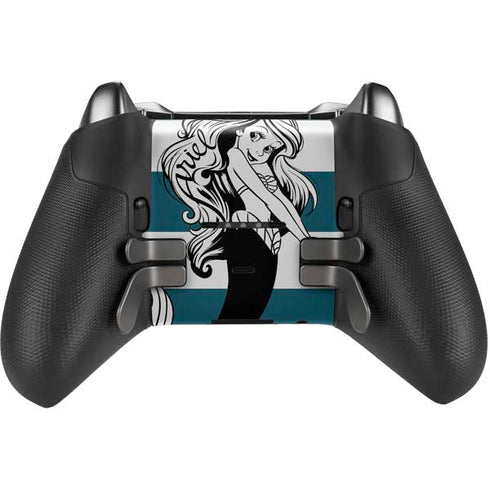 Disney The Little Mermaid Ariel Stripes Xbox Elite Wireless Controller Series 2 Skin