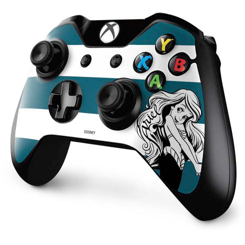 Disney The Little Mermaid Ariel Stripes Xbox One Controller Skin