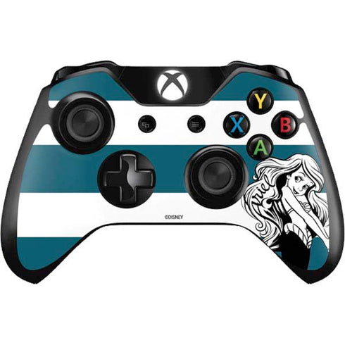 Disney The Little Mermaid Ariel Stripes Xbox One Controller Skin