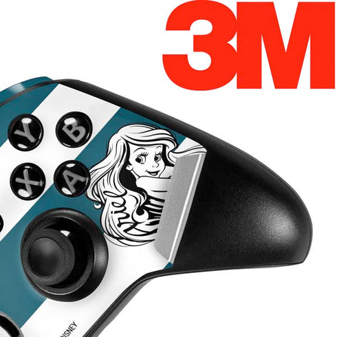 Disney The Little Mermaid Ariel Stripes Xbox One Elite Controller Skin