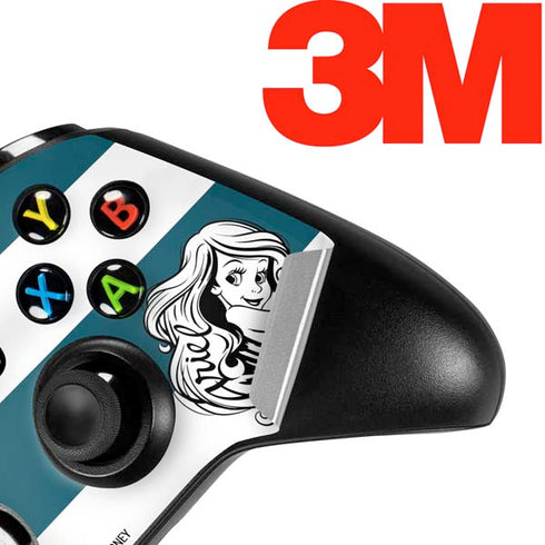 Disney The Little Mermaid Ariel Stripes Xbox One S All-Digital Edition Bundle Skin