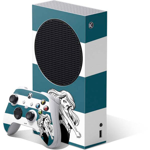 Disney The Little Mermaid Ariel Stripes Xbox Series S Bundle Skin