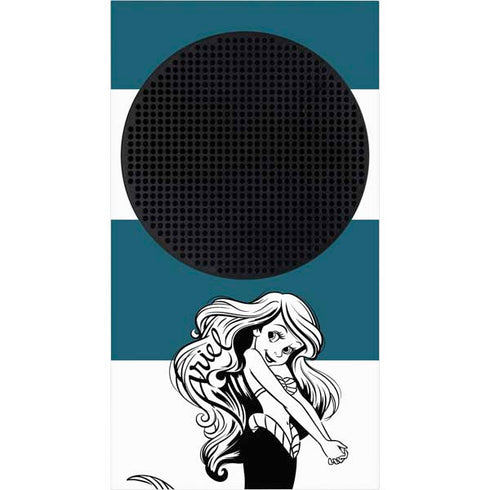 Disney The Little Mermaid Ariel Stripes Xbox Series S Bundle Skin