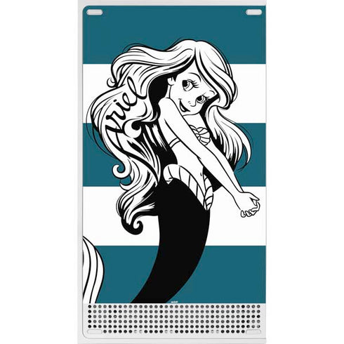 Disney The Little Mermaid Ariel Stripes Xbox Series S Bundle Skin