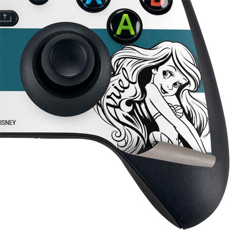 Disney The Little Mermaid Ariel Stripes Xbox Series X Bundle Skin