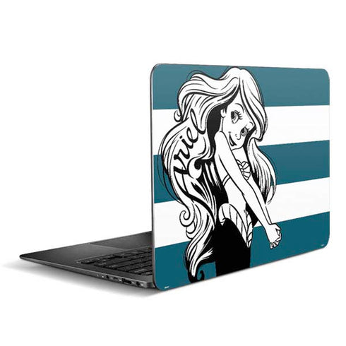 Disney The Little Mermaid Ariel Stripes Zenbook UX305FA 13.3in Skin