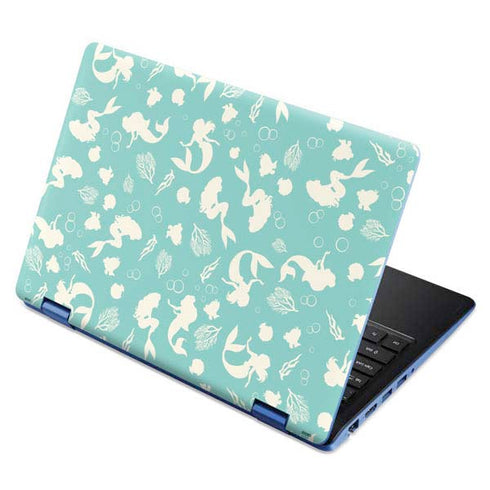 Disney The Little Mermaid Character Silhouette Pattern Aspire R11 11.6in Skin