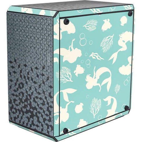 Disney The Little Mermaid Character Silhouette Pattern Cooler Master MasterBox Q300L Mini Tower Skin