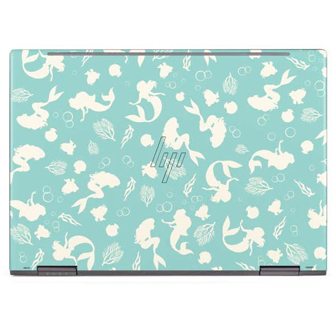 Disney The Little Mermaid Character Silhouette Pattern HP Envy Skin