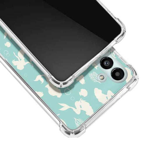 Disney The Little Mermaid Character Silhouette Pattern Galaxy A13 5G Clear Case