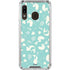 Disney The Little Mermaid Character Silhouette Pattern Galaxy A30 Clear Case