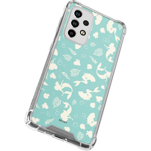 Disney The Little Mermaid Character Silhouette Pattern Galaxy A33 5G Clear Case