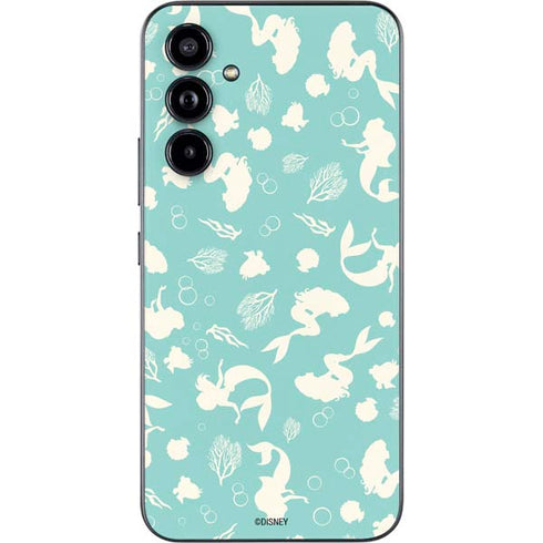 Disney The Little Mermaid Character Silhouette Pattern Galaxy A54 5G Skin