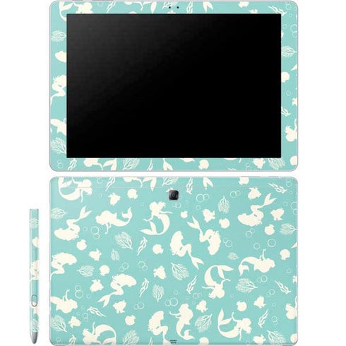 Disney The Little Mermaid Character Silhouette Pattern Galaxy Book 12in Skin