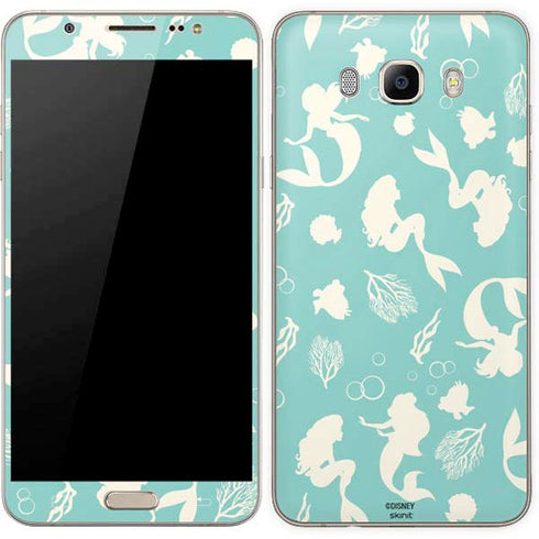 Disney The Little Mermaid Character Silhouette Pattern Galaxy J7 Skin