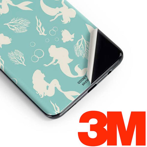 Disney The Little Mermaid Character Silhouette Pattern Galaxy S10 Skin