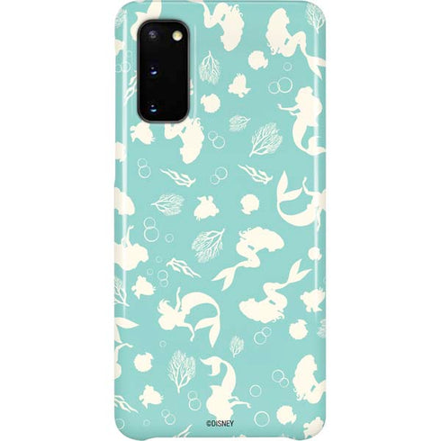 Disney The Little Mermaid Character Silhouette Pattern Galaxy S20 Lite Case
