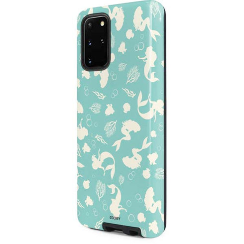 Disney The Little Mermaid Character Silhouette Pattern Galaxy S20 Plus Pro Case