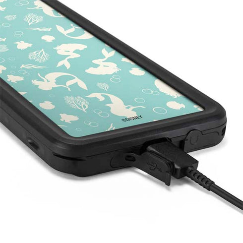 Disney The Little Mermaid Character Silhouette Pattern Galaxy S20 Plus Waterproof Case