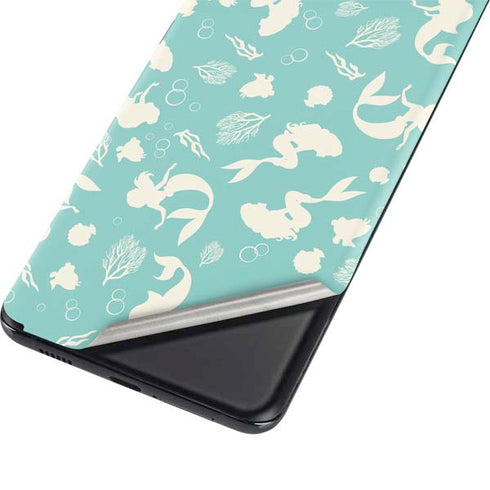 Disney The Little Mermaid Character Silhouette Pattern Galaxy S21 5G Skin