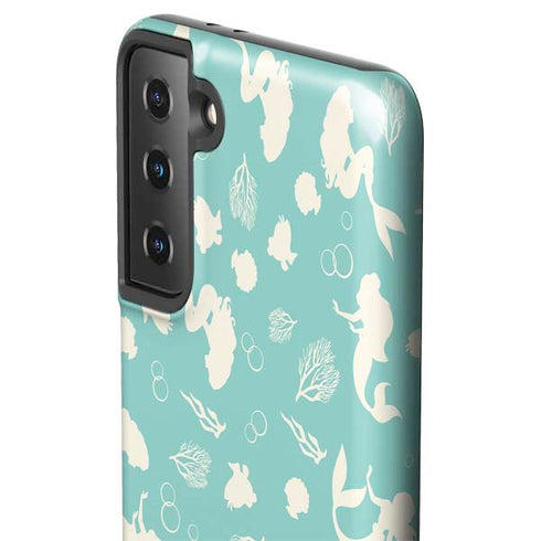 Disney The Little Mermaid Character Silhouette Pattern Galaxy S21 Plus 5G Pro Case