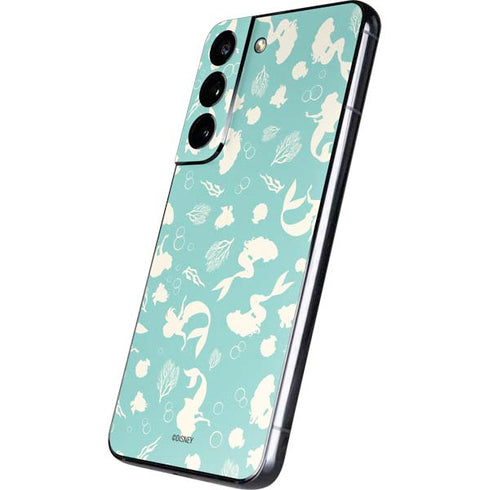 Disney The Little Mermaid Character Silhouette Pattern Galaxy S22 Skin