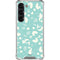 Disney The Little Mermaid Character Silhouette Pattern Galaxy S23 Clear Case
