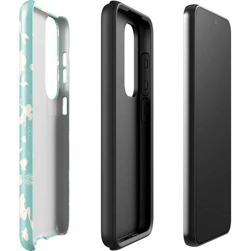 Disney The Little Mermaid Character Silhouette Pattern Galaxy S23 Plus Pro Case