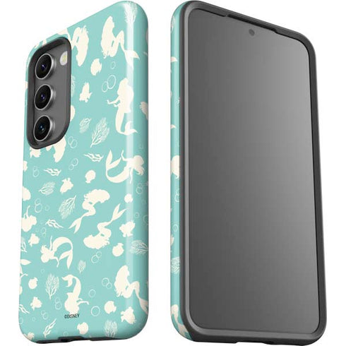Disney The Little Mermaid Character Silhouette Pattern Galaxy S23 Pro Case