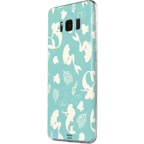 Disney The Little Mermaid Character Silhouette Pattern Galaxy S8 Skin