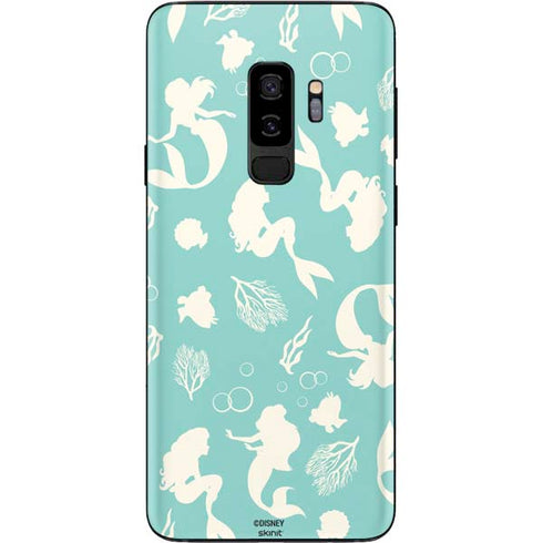 Disney The Little Mermaid Character Silhouette Pattern Galaxy S9 Plus Skin