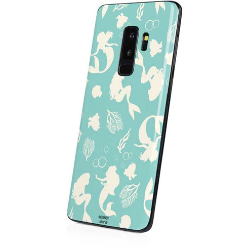 Disney The Little Mermaid Character Silhouette Pattern Galaxy S9 Plus Skin
