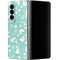 Disney The Little Mermaid Character Silhouette Pattern Galaxy Z Fold4 5G Skin