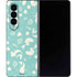 Disney The Little Mermaid Character Silhouette Pattern Galaxy Z Fold4 5G Skin