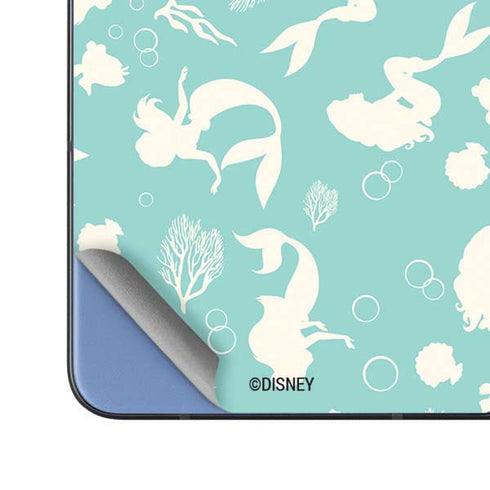 Disney The Little Mermaid Character Silhouette Pattern Galaxy Z Fold5 5G Skin