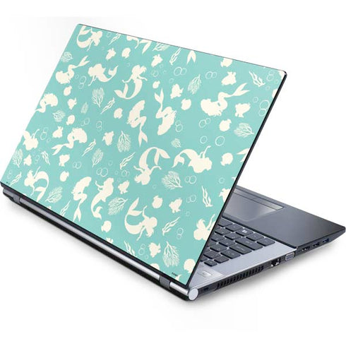 Disney The Little Mermaid Character Silhouette Pattern Generic Laptop Skin
