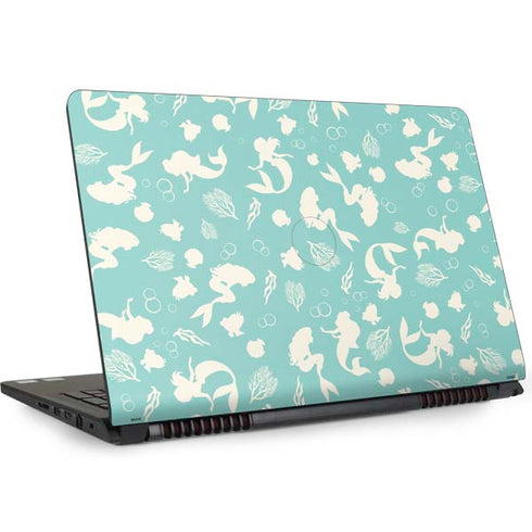 Disney The Little Mermaid Character Silhouette Pattern Dell Inspiron Skin