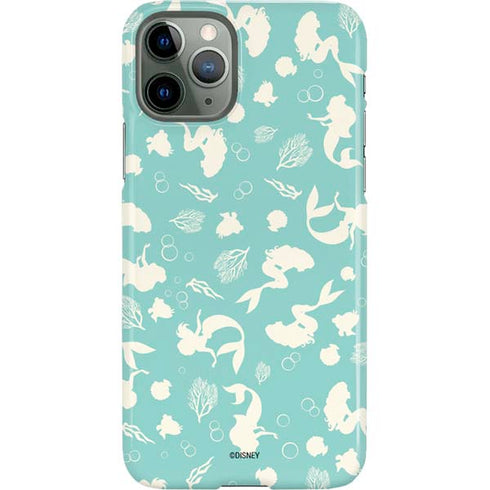 Disney The Little Mermaid Character Silhouette Pattern iPhone 11 Pro Lite Case