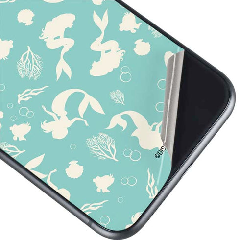 Disney The Little Mermaid Character Silhouette Pattern iPhone 11 Skin