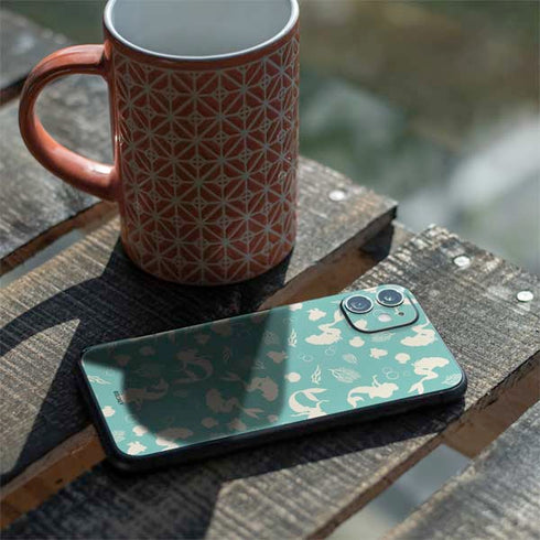 Disney The Little Mermaid Character Silhouette Pattern iPhone 11 Skin