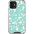 Disney The Little Mermaid Character Silhouette Pattern iPhone 12 Mini Clear Case