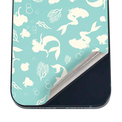 Disney The Little Mermaid Character Silhouette Pattern iPhone 12 Mini Skin